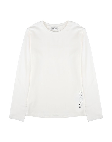 FRACOMINA MINI T-Shirt Weiß 95% Baumwolle, 5% Elastan