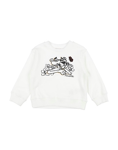 MONNALISA Felpa Bianco 95% Cotone, 5% Elastan