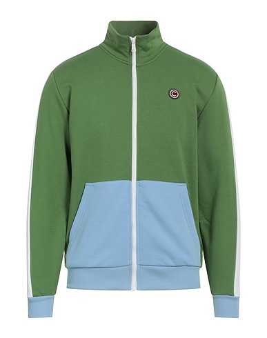 COLMAR Sweatshirt Light green 66% Cotton, 34% Polyester