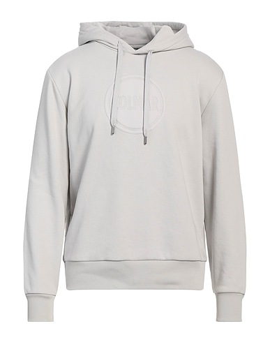 COLMAR Hooded track jacket  Light grey 65% Cotton, 35% Polyester