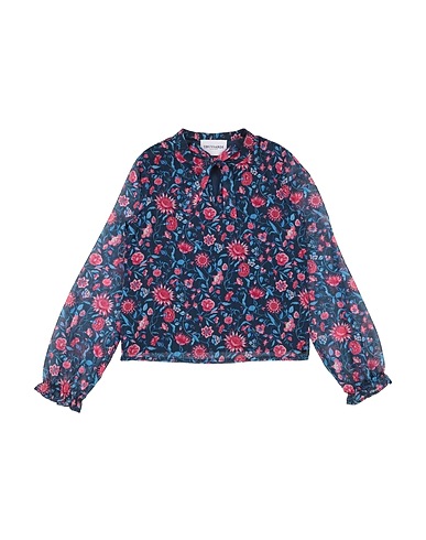 TRUSSARDI JUNIOR Patterned shirts & blouses Navy 100% Polyester