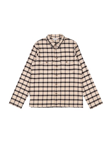 BONPOINT Patterned shirt Cream 100% Cotton