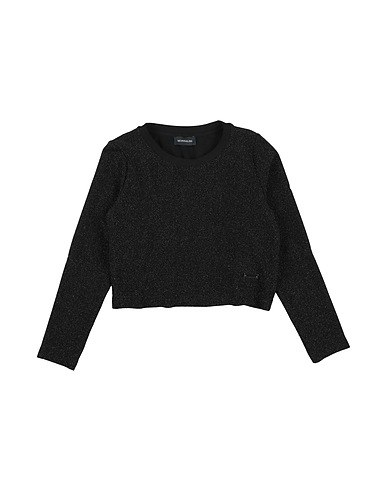 MONNALISA T-shirt Nero 80% Viscosa, 8% Poliestere, 7% Poliammide, 5% Elastan