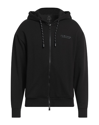 ARMANI EXCHANGE Hoodie Schwarz 70% Baumwolle, 30% Polyester, Elastan