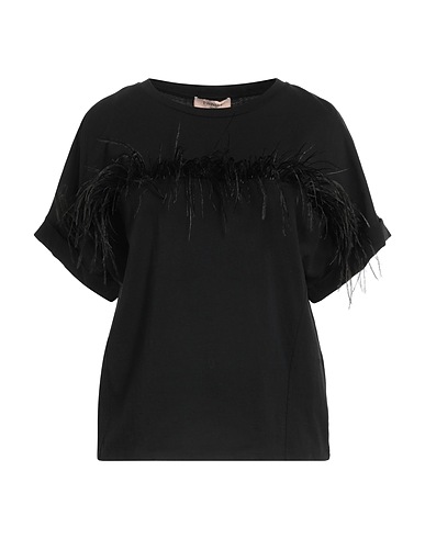 TWINSET T-shirt Black 100% Cotton