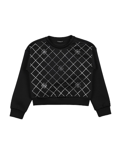 GUESS Sweatshirt Black 92% Polyester, 8% Elastane
