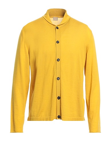 MASSIMO ALBA Cardigan Yellow 100% Cashmere