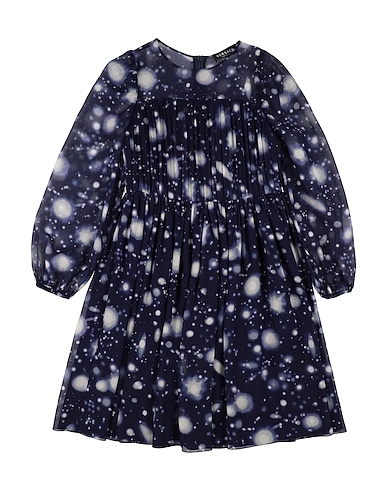 VERSACE YOUNG Dress Midnight blue 100% Silk