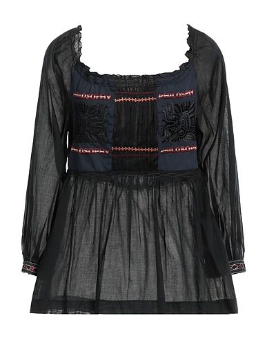 PHILOSOPHY di ALBERTA FERRETTI Top Black 100% Cotton