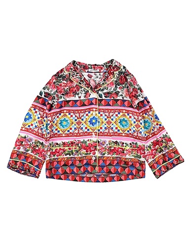 DOLCE&GABBANA Patterned shirts & blouses Red 100% Silk