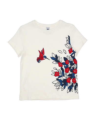 PETIT BATEAU T-Shirt Weiß 100% Baumwolle