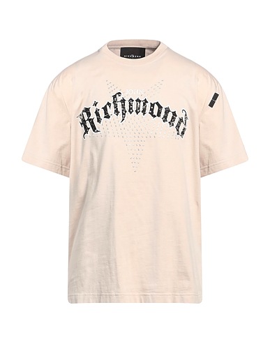 JOHN RICHMOND T-shirt Beige 100% Cotone