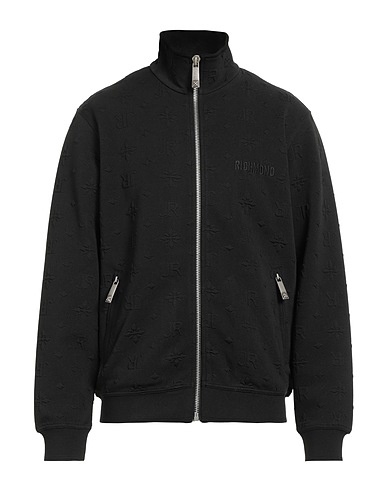 JOHN RICHMOND Hooded sweatshirt Black 100% Polyester