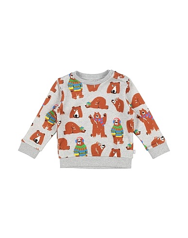 STELLA McCARTNEY KIDS Sweatshirt Light grey 100% Cotton, Elastane