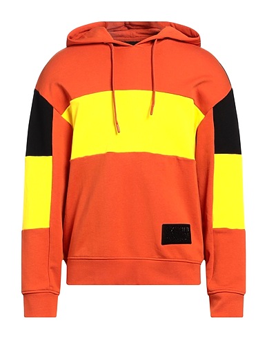 ARMANI EXCHANGE Hooded sweatshirt Orange 70% Cotton, 30% Polyester, Elastane