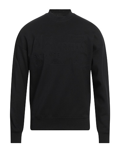 ARMANI EXCHANGE Sweatshirt Black 85% Cotton, 15% Polyester