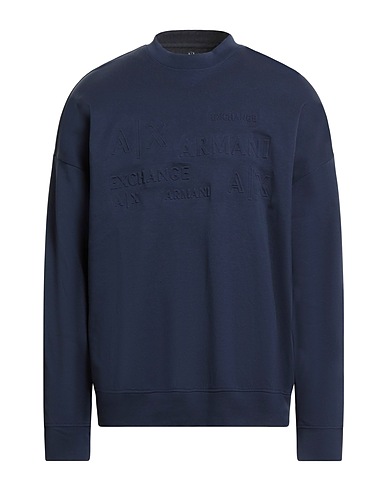 ARMANI EXCHANGE Sweatshirt Navy 85% Cotton, 15% Polyester