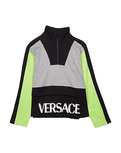 VERSACE YOUNG Sweatshirt Grey 100% Cotton
