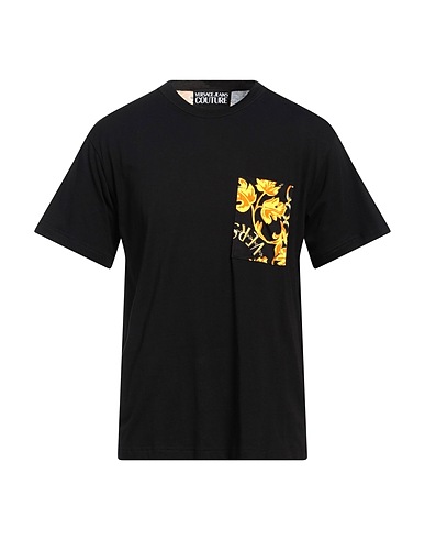 VERSACE JEANS COUTURE T-shirt Black 100% Cotton