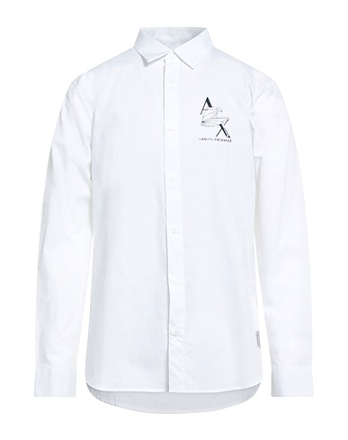 ARMANI EXCHANGE Shirts White 100% Cotton