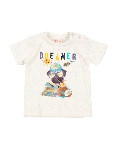 BRUMS T-Shirt Elfenbein 62% Polyester, 33% Baumwolle, 5% Elastan