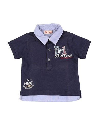 BRUMS Polo shirt Midnight blue 100% Cotton