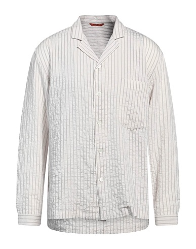 BARENA Striped shirt Beige 81% Modal, 17% Polyamide, 2% Cupro