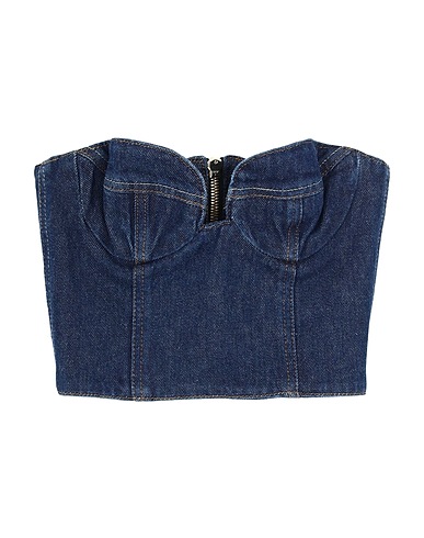 MAGDA BUTRYM Bustier Blue 100% Cotton