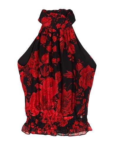 LIU •JO Top Red 50% Silk, 50% Viscose