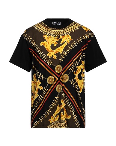VERSACE JEANS COUTURE T-shirt Black 100% Cotton