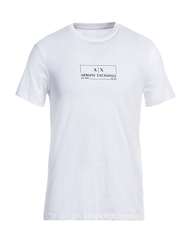 ARMANI EXCHANGE T-shirt White 100% Cotton