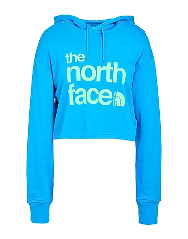 THE NORTH FACE Hooded track jacket  Azure 100% Cotton