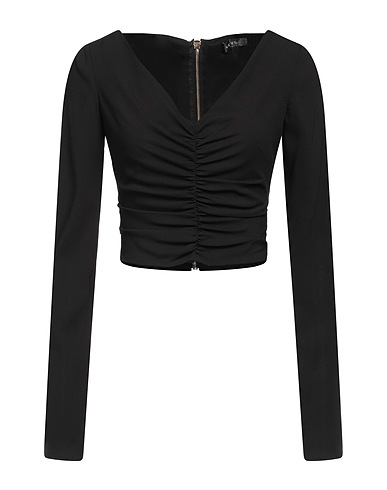 VERSACE Top Black 96% Viscose, 4% Elastane