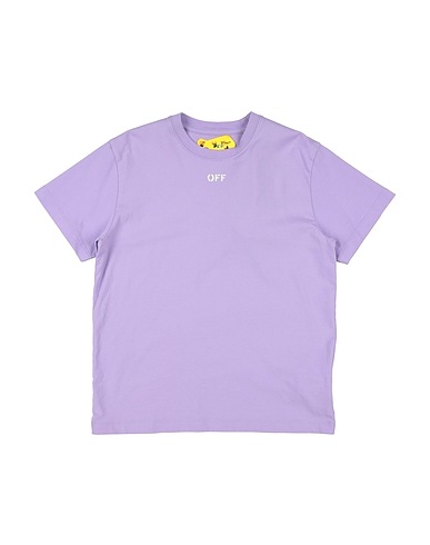 OFF-WHITE™ KIDS T-shirt Lilac 100% Cotton