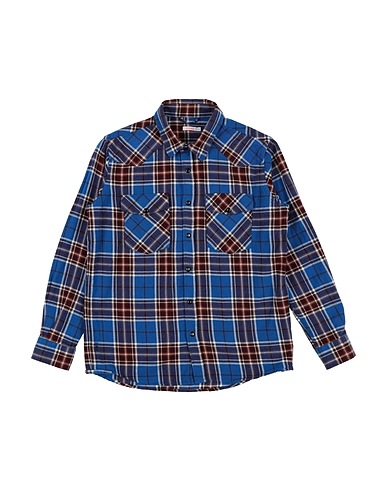 SUN 68 Camicie  e bluse fantasia Blu 100% Cotone