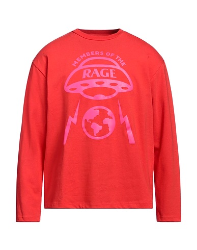 MEMBERS OF THE RAGE T-shirt Tomato red 100% Cotton, Elastane