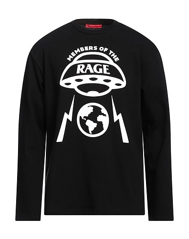 MEMBERS OF THE RAGE T-shirt Black 100% Cotton, Elastane