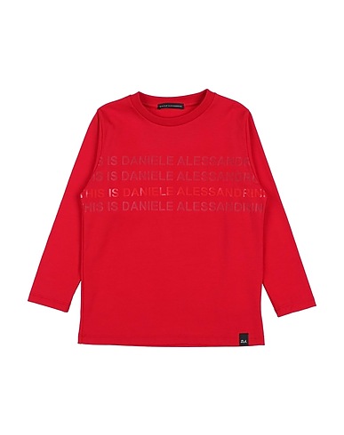 DANIELE ALESSANDRINI T-shirt Red 100% Cotton