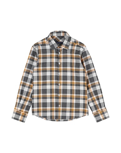 MANUELL & FRANK Patterned shirt Lead 100% Cotton