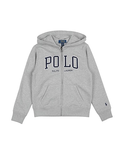 POLO RALPH LAUREN Sweatshirt Light grey 80% Cotton, 20% Polyester