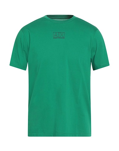 ARMANI EXCHANGE Camiseta básica Verde 100% Algodón