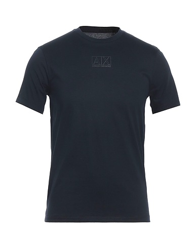 ARMANI EXCHANGE T-shirt Blu notte 100% Cotone