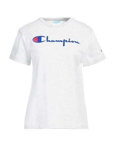CHAMPION T-shirt Light grey 100% Cotton