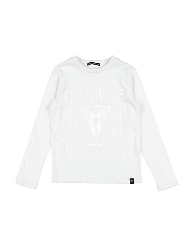 DANIELE ALESSANDRINI T-Shirt Weiß 100% Baumwolle