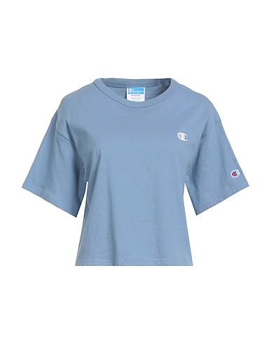 CHAMPION Crop top Slate blue 100% Cotton