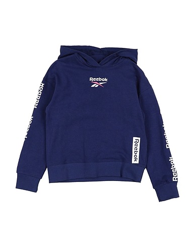 REEBOK Felpa Blu navy 70% Cotone, 26% Poliestere, 4% Elastan