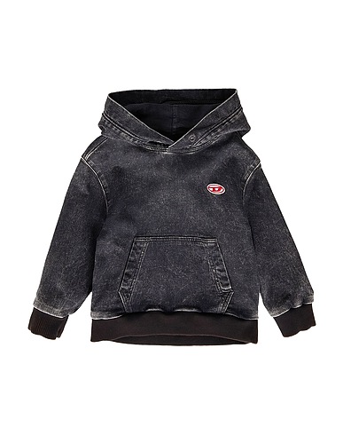 DIESEL Hooded track jacket  98% Cotton, 2% Elastane