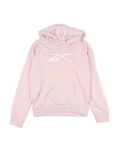 REEBOK Hooded track jacket  Lilac 65% Cotton, 35% Polyester