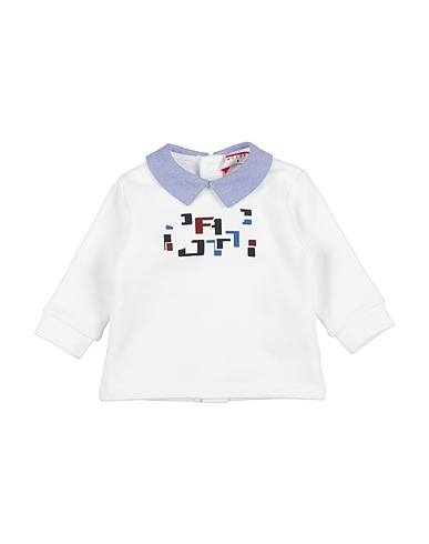 PACIOTTI Sweatshirt White 95% Cotton, 5% Elastane