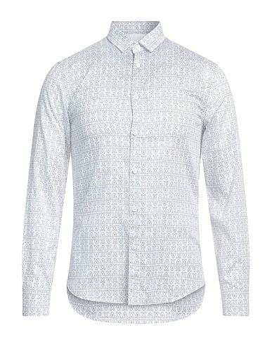 ARMANI EXCHANGE Camicia fantasia Bianco 100% Cotone